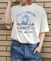 GREEN BOWL | グリーンボウル 【GREEN BOWL】Fade Wash T-Shirts(Pig）(Tシャツ/カットソー)
