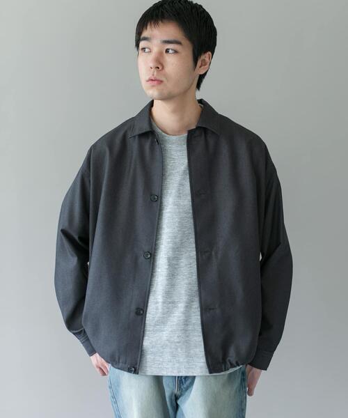 URBAN RESEARCH DOORS（アーバンリサーチドアーズ）の「ジャガードチェック シャツジャケット（その他アウター・メンズ・チャコールグレー/ブラウン/オリーブ・MEDIUM/LARGE）」の5枚目の写真