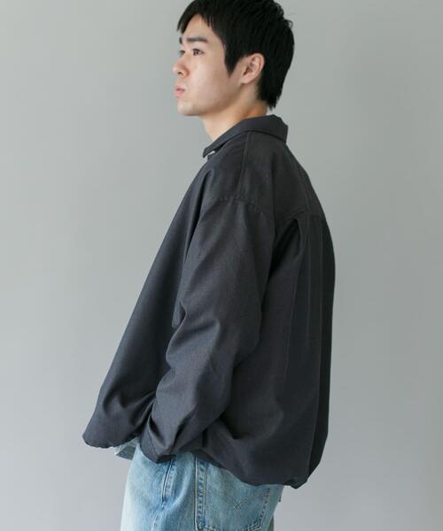 URBAN RESEARCH DOORS（アーバンリサーチドアーズ）の「ジャガードチェック シャツジャケット（その他アウター・メンズ・チャコールグレー/ブラウン/オリーブ・MEDIUM/LARGE）」の7枚目の写真