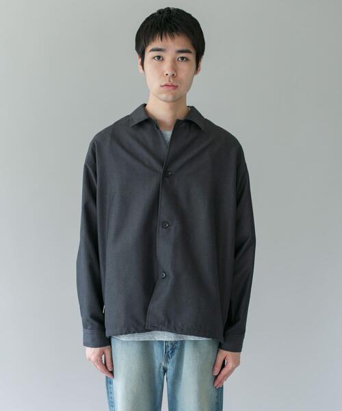 URBAN RESEARCH DOORS（アーバンリサーチドアーズ）の「ジャガードチェック シャツジャケット（その他アウター・メンズ・チャコールグレー/ブラウン/オリーブ・MEDIUM/LARGE）」の11枚目の写真