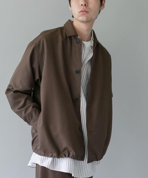 URBAN RESEARCH DOORS（アーバンリサーチドアーズ）の「ジャガードチェック シャツジャケット（その他アウター・メンズ・チャコールグレー/ブラウン/オリーブ・MEDIUM/LARGE）」の22枚目の写真