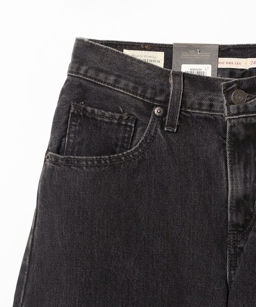 Levi's(リーバイス)の「LEVI’S(R) / TEARDROP WIDE LEG(デニムパンツ・レディース・ブラック・24inch/25inch)」の3枚目の写真