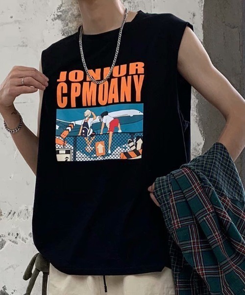 REBALANCE（リバランス）の「ノースリーブTシャツ（Tシャツ/カットソー・メンズ・B/A/C/D・MEDIUM/X-LARGE/LARGE）」の4枚目の写真