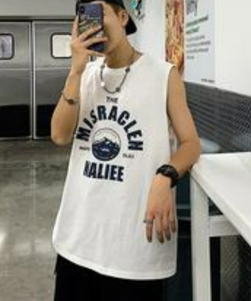 REBALANCE（リバランス）の「ノースリーブTシャツ（Tシャツ/カットソー・メンズ・B/A/C/D・MEDIUM/X-LARGE/LARGE）」の5枚目の写真