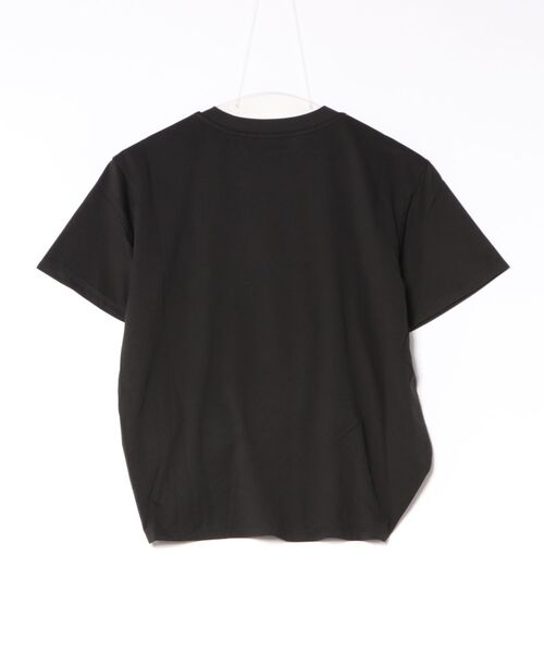 Studio Doe(スタジオドー)の「Studio Doe DOUBLE-LAYER SOFT T-SHIRT(Tシャツ/カットソー・レディース・ホワイト/ブラック・MEDIUM/SMALL)」の3枚目の写真