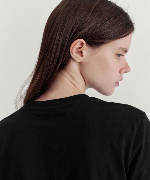 Studio Doe(スタジオドー)の「Studio Doe DOUBLE-LAYER SOFT T-SHIRT(Tシャツ/カットソー・レディース・ホワイト/ブラック・MEDIUM/SMALL)」の11枚目の写真