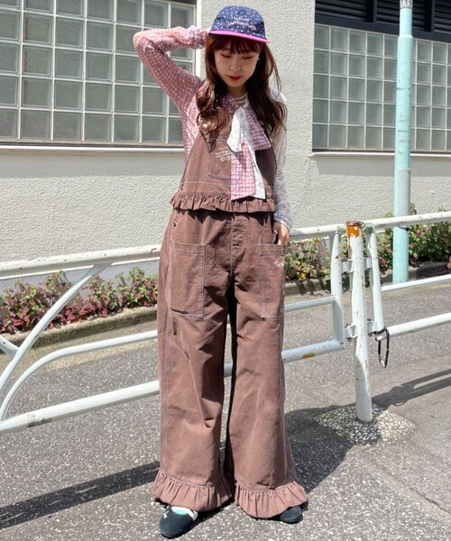 HELLO.SANFRANCISCO(ハローサンフランシスコ)の「【HELLO.SANFRANCISCO】レース切替ボウタイTEE(Tシャツ/カットソー・レディース・ブルー/ピンク・ONE SIZE)」の19枚目の写真