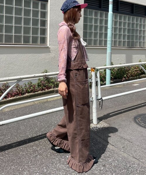 HELLO.SANFRANCISCO(ハローサンフランシスコ)の「【HELLO.SANFRANCISCO】レース切替ボウタイTEE(Tシャツ/カットソー・レディース・ブルー/ピンク・ONE SIZE)」の17枚目の写真