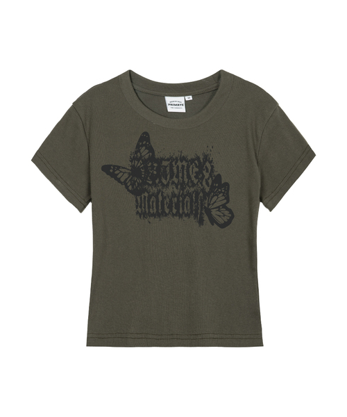 PRIMATE（プライメイト）の「KD レディース スリムフィット 半袖Tシャツ 5 COLORS（Tシャツ/カットソー・レディース・カーキ/ホワイト/チャコール/クリーム/ブラック・MEDIUM/LARGE/SMALL）」の5枚目の写真