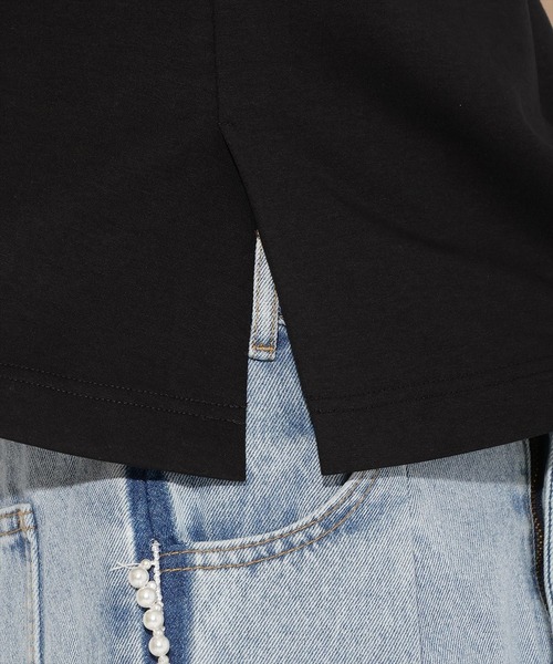 AND COUTURE(アンドクチュール)の「フリルスリーブペプラムカットプルオーバー(Tシャツ/カットソー・レディース・アイボリー/ブラック・FREE)」の13枚目の写真