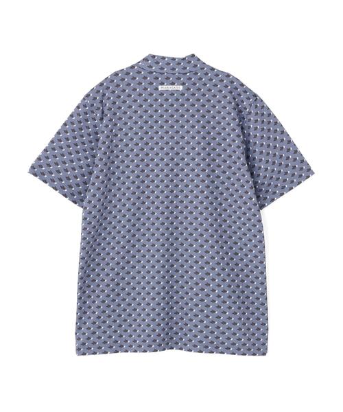 PEARLY GATES(パーリーゲイツ)の「とびうさハート柄ワッフルプリント半袖ハイネックカットソー(Tシャツ/カットソー・メンズ・ブルー系その他/ダークインディゴブルー/ホワイト系その他・X-LARGE/LARGE/XX-LARGE/MEDIUM)」の5枚目の写真