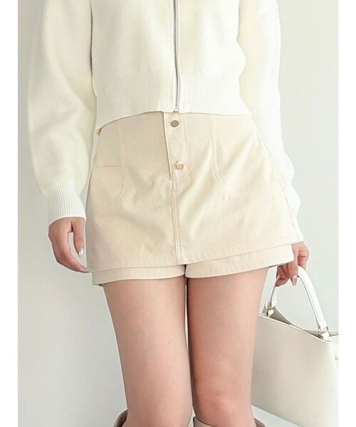 dazzlin(ダズリン)の「コルセットスカパン(その他パンツ・レディース・ブラウン/アイボリー/ブルー・SMALL/MEDIUM)」の2枚目の写真