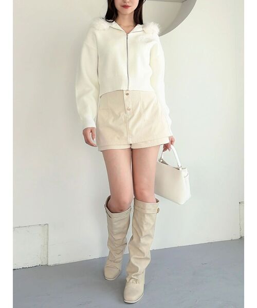 dazzlin(ダズリン)の「コルセットスカパン(その他パンツ・レディース・ブラウン/アイボリー/ブルー・SMALL/MEDIUM)」の8枚目の写真