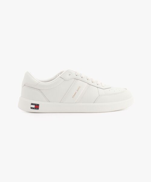 tommy jeans(トミー ジーンズ)の「【オンライン限定】ライトウェイトレザースニーカー(スニーカー・メンズ・ブラック/ホワイト・40inch/26.5cm/27.5cm/44/26cm)」の4枚目の写真