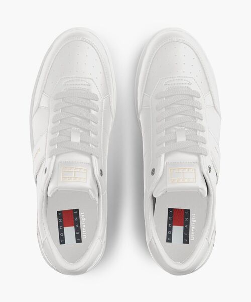 tommy jeans(トミー ジーンズ)の「【オンライン限定】ライトウェイトレザースニーカー(スニーカー・メンズ・ブラック/ホワイト・40inch/26.5cm/27.5cm/44/26cm)」の5枚目の写真