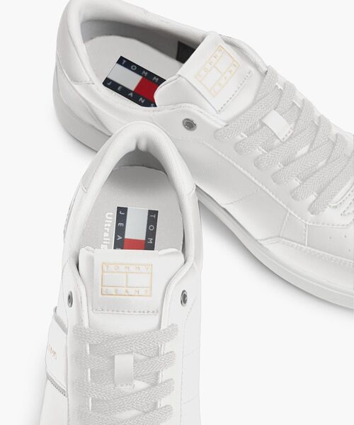 tommy jeans(トミー ジーンズ)の「【オンライン限定】ライトウェイトレザースニーカー(スニーカー・メンズ・ブラック/ホワイト・40inch/26.5cm/27.5cm/44/26cm)」の8枚目の写真