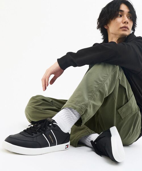 tommy jeans(トミー ジーンズ)の「【オンライン限定】ライトウェイトレザースニーカー(スニーカー・メンズ・ブラック/ホワイト・40inch/26.5cm/27.5cm/44/26cm)」の20枚目の写真