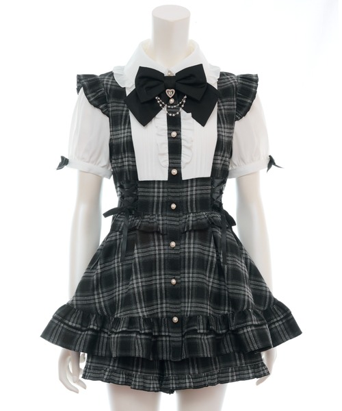 Secret Honey(シークレットハニー)の「ジャンドレ風ヨーク切替セットアップ(セットアップ・レディース・ブラウン/ブラック・MEDIUM)」の10枚目の写真