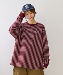 【UNISEX】FOXボーダーロンTEE
