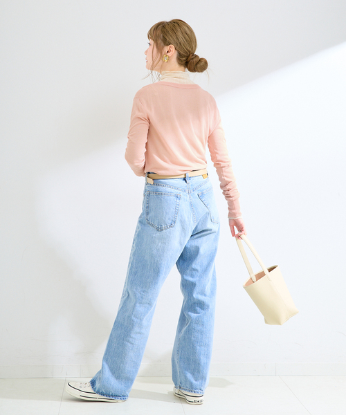 B.C STOCK(ベーセーストック)の「《2枚セット》手洗い可 / シアーニットタートルヘンリーSET(ニット/セーター・レディース・ブラック/ピンク/ブラウン・FREE)」の20枚目の写真