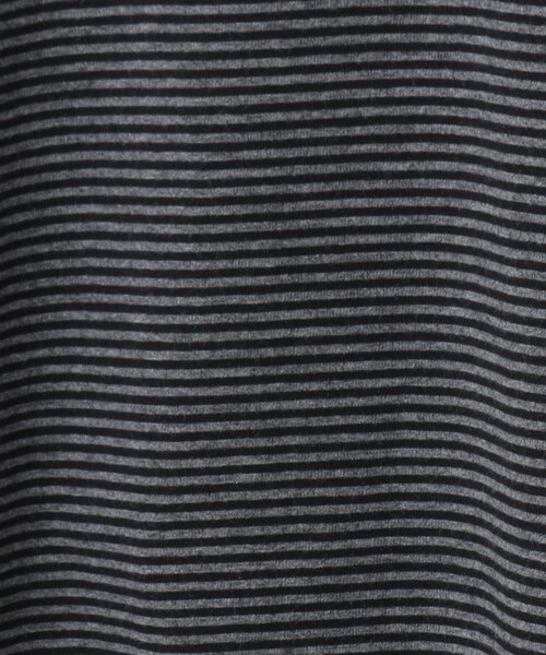 one'sterrace(ワンズテラス)の「コットンボーダーギャザースリーブプルオーバー(Tシャツ/カットソー・レディース・ブラック系8/ベージュ系その他7・02)」の12枚目の写真