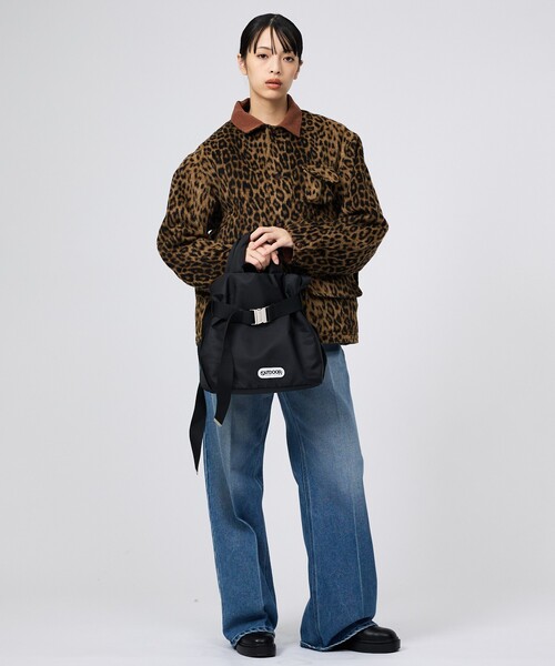 OUTDOOR PRODUCTS（アウトドアプロダクツ）の「【OUTDOOR PRODUCTS / アウトドアプロダクツ】2WAYベルトナイロントートバッグS/ナイロン/トート2way Belt Tote [S]バッグ（トートバッグ・レディース・ブラウン/ブラック/シルバー・フリー）」の5枚目の写真