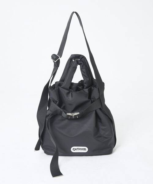 OUTDOOR PRODUCTS（アウトドアプロダクツ）の「【OUTDOOR PRODUCTS / アウトドアプロダクツ】2WAYベルトナイロントートバッグS/ナイロン/トート2way Belt Tote [S]バッグ（トートバッグ・レディース・ブラウン/ブラック/シルバー・フリー）」の7枚目の写真
