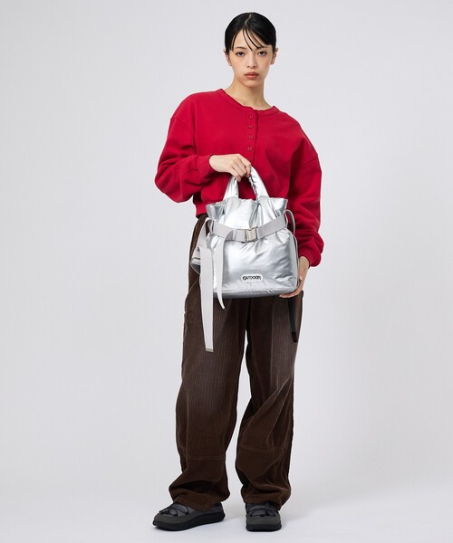 OUTDOOR PRODUCTS（アウトドアプロダクツ）の「【OUTDOOR PRODUCTS / アウトドアプロダクツ】2WAYベルトナイロントートバッグS/ナイロン/トート2way Belt Tote [S]バッグ（トートバッグ・レディース・ブラウン/ブラック/シルバー・フリー）」の18枚目の写真