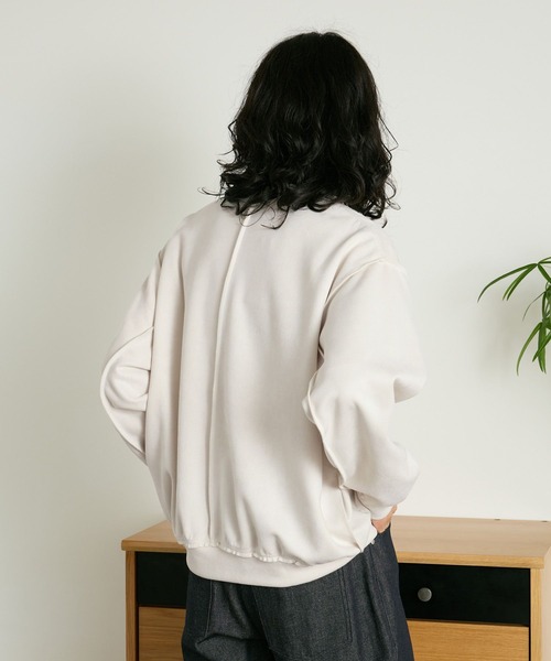 RAGEBLUE(レイジブルー)の「CROPPED CUT SUEDE PULLOVER/クロップドカットスウェードプルオーバー(Tシャツ/カットソー・メンズ・ホワイト/ブラック/ブラウン・MEDIUM/LARGE)」の7枚目の写真