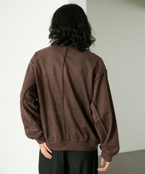 RAGEBLUE(レイジブルー)の「CROPPED CUT SUEDE PULLOVER/クロップドカットスウェードプルオーバー(Tシャツ/カットソー・メンズ・ホワイト/ブラック/ブラウン・MEDIUM/LARGE)」の17枚目の写真