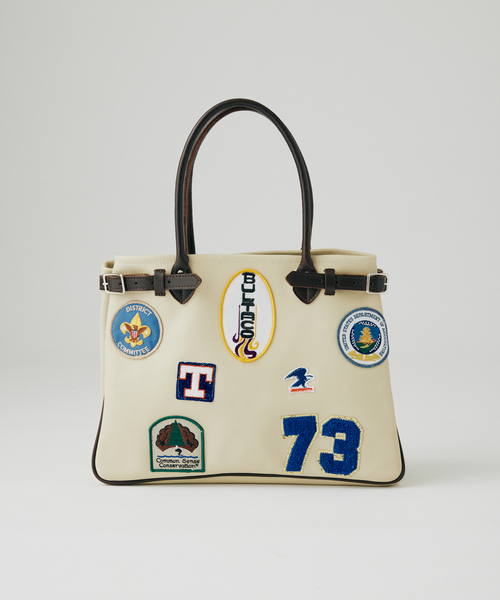 HERITAGE LEATHER(ヘリテージレザー)の「HERITAGE LEATHER / ヘリテージレザー 別注 レザー HL 40-アイボリー(トートバッグ・メンズ・アイボリー・FREE)」の2枚目の写真