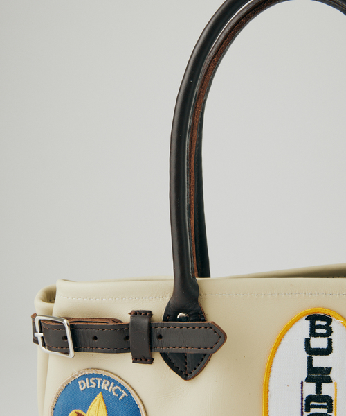 HERITAGE LEATHER(ヘリテージレザー)の「HERITAGE LEATHER / ヘリテージレザー 別注 レザー HL 40-アイボリー(トートバッグ・メンズ・アイボリー・FREE)」の4枚目の写真