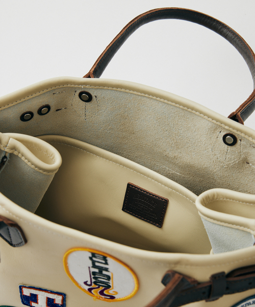 HERITAGE LEATHER(ヘリテージレザー)の「HERITAGE LEATHER / ヘリテージレザー 別注 レザー HL 40-アイボリー(トートバッグ・メンズ・アイボリー・FREE)」の7枚目の写真