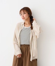 HEART MARKET | Vボイルゆるシアーシャツチュニック(シャツ/ブラウス)