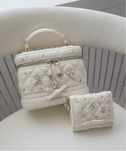 RANDA（ランダ）の「【Special Bag】2WAY ビジューキルティングバニティバッグ（ショルダーバッグ・レディース・ピンク・S）」の8枚目の写真
