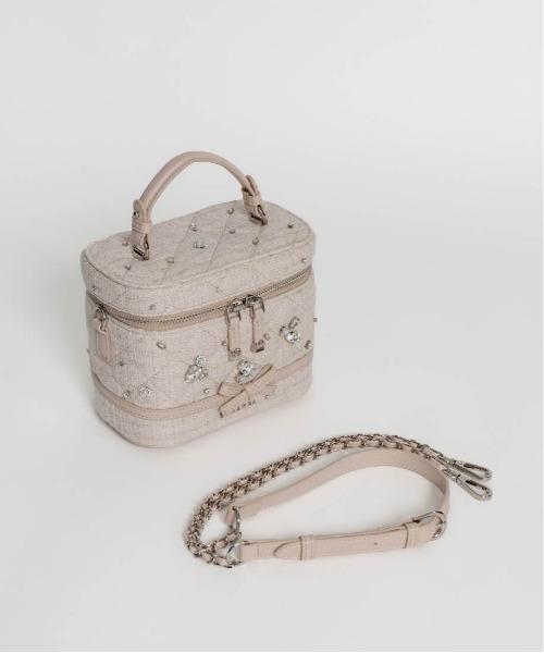 RANDA（ランダ）の「【Special Bag】2WAY ビジューキルティングバニティバッグ（ショルダーバッグ・レディース・ピンク・S）」の22枚目の写真