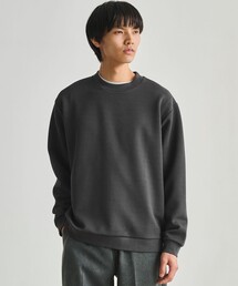 ツイル パフ クルーネック 長袖 カットソー