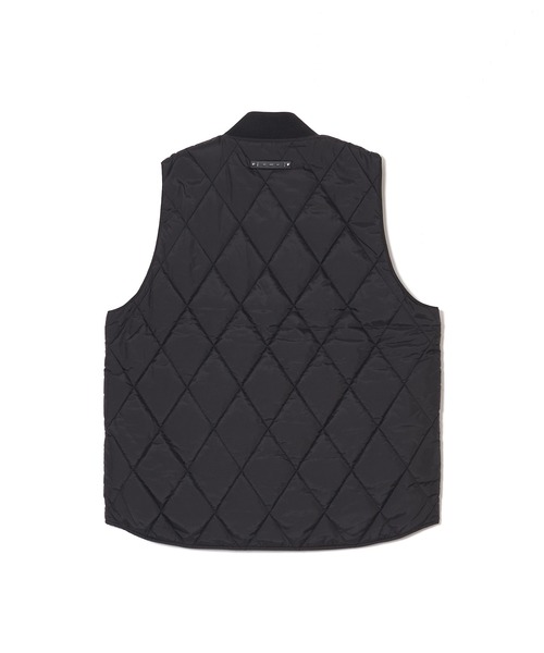 CRIMIE(クライミー)の「DIAMOND-QUILTED ZIP VEST(ダウンベスト・メンズ・ブラック・XXL/XL/L/M/S)」の4枚目の写真
