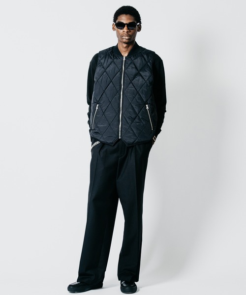 CRIMIE(クライミー)の「DIAMOND-QUILTED ZIP VEST(ダウンベスト・メンズ・ブラック・XXL/XL/L/M/S)」の7枚目の写真
