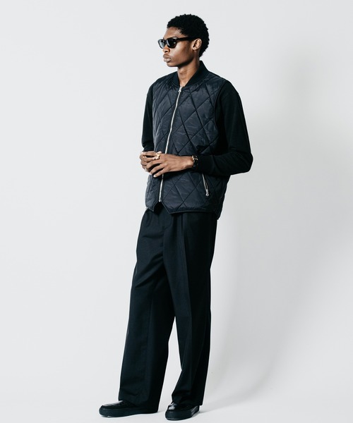 CRIMIE(クライミー)の「DIAMOND-QUILTED ZIP VEST(ダウンベスト・メンズ・ブラック・XXL/XL/L/M/S)」の8枚目の写真