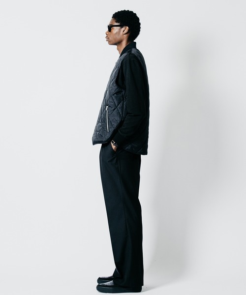CRIMIE(クライミー)の「DIAMOND-QUILTED ZIP VEST(ダウンベスト・メンズ・ブラック・XXL/XL/L/M/S)」の9枚目の写真