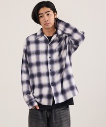 TOWNCRAFT/タウンクラフト RPINTED COTTON NEL CHECK SHIRT プリントネル オンブレチェック ネルシャツ ボックスシルエット メンズ カジュアル アメカジ 2026年秋冬 秋服