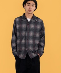 TOWNCRAFT/タウンクラフト RPINTED COTTON NEL CHECK SHIRT プリントネル オンブレチェック ネルシャツ ボックスシルエット メンズ カジュアル アメカジ 2026年秋冬 秋服