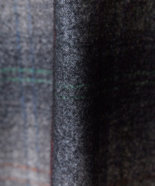TOWNCRAFT(タウンクラフト)の「TOWNCRAFT/タウンクラフト RPINTED COTTON NEL CHECK SHIRT プリントネル オンブレチェック ネルシャツ ボックスシルエット メンズ カジュアル アメカジ 2026年秋冬 秋服(シャツ/ブラウス・メンズ・ホワイト/グレー/パープル・M/L/XL)」の4枚目の写真
