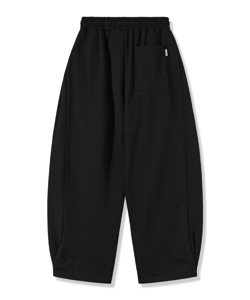 PIANER(ピアネール)の「ピンチカーブドスウェットパンツ(ブラック)(スウェットパンツ・レディース・ブラック・MEDIUM/LARGE/X-LARGE)」の9枚目の写真