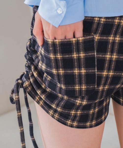 WEGO(ウィゴー)の「WEGO/【26年秋冬新作】サイドロストマイクロショートパンツ(その他パンツ・レディース・ブルー系その他2/ブラック・FREE)」の10枚目の写真