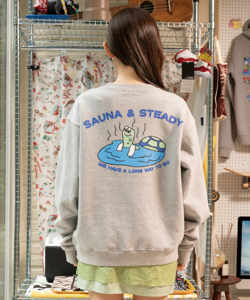 BIGWAVE COLLECTIVE(ビッグウェーブコレクティブ)の「サウナ ステディ スウェット(スポーツグレー)(スウェット・レディース・その他・MEDIUM/LARGE/X-LARGE)」の7枚目の写真