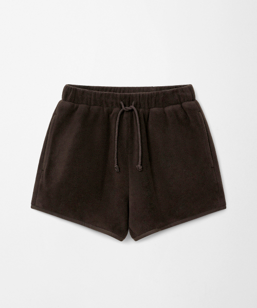 MONGDOL(モンドル)の「ボアジャケットバンディングショートパンツ ブラウン MDPT085BROWN(その他パンツ・レディース・その他・F)」の6枚目の写真