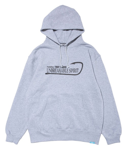 reversal.dogi.design.works(リバーサル・ドーギ・デザイン・ワークス)の「<reversal/リバーサル>FISH HOOK SWEAT HOODIE(パーカー・メンズ・グレー/ブラック・M/L/XL)」の5枚目の写真