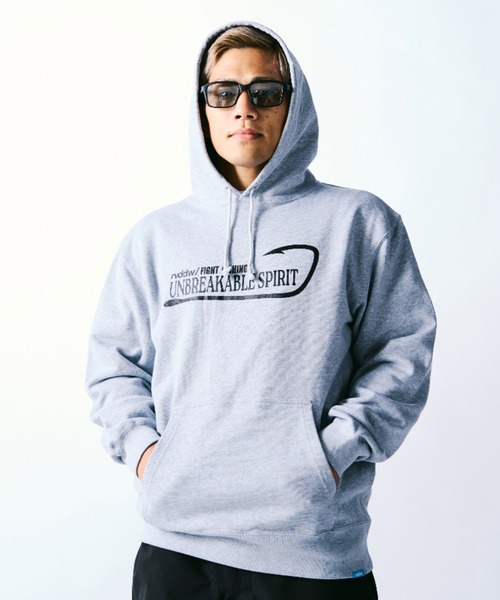 reversal.dogi.design.works(リバーサル・ドーギ・デザイン・ワークス)の「<reversal/リバーサル>FISH HOOK SWEAT HOODIE(パーカー・メンズ・グレー/ブラック・M/L/XL)」の10枚目の写真